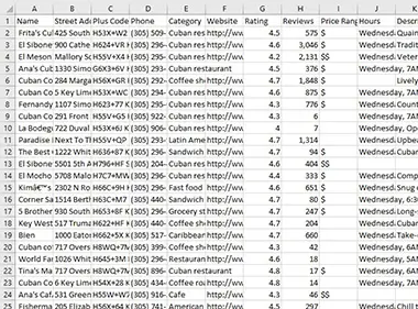 Excel Screen Shot